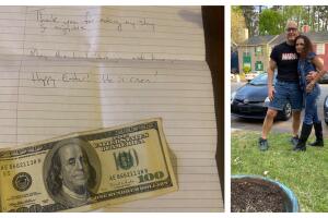 Camarera recibe una propina de $100 y un mensaje de Pascua por primera vez en 25 años