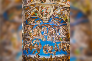 Fresco de Miguel Ángel en la Capilla Sixtina