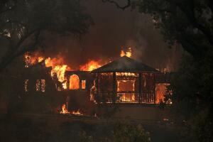 Multiple Wildfires Destroy Homes, Threaten California Wine Country