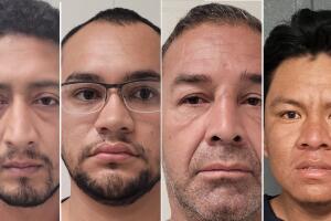 Estos migrantes fueron detenidos en la frontera luego de ser deportados por cometer crímenes en EEUU.
