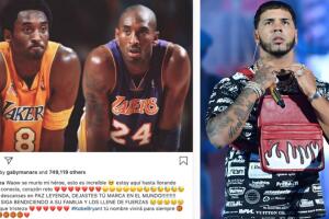 Anuel AA reacciona a la muerte de Kobe Bryant, su "héroe"