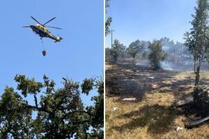 incendio forestal buda fuego prohibición quema Texas