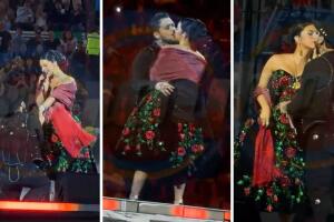 Ángela Aguilar y Nodal se dejaron ver muy enamorados en el concierto del 29 de mayo en la Monumental Plaza México.