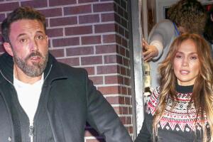 ¿Antojo de noche?: cachan a JLo y Ben Affleck en un McDonald's con Max en NYC (fotos)