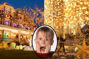 Estas personas gastaron mucho dinero, además de esfuerzo, para decorar sus hogares en Navidad