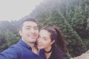 Daniela Luján y su novio