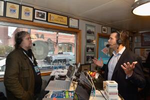 SiriusXM Broadcasts New Hampshire Primary Coverage Live From Iconic Red Arrow Diner - Day 1