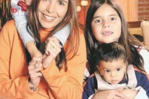 Mariana Levy y sus hijos