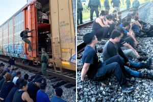 23 inmigrantes rescatan encerrados vagón tren cotulla texas patrulla fronteriza