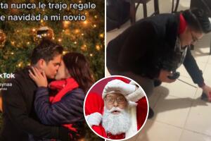 Regaló a su novio el juguete que siempre pidió en Navidad y nunca tuvo: su tierna reacción se viralizó