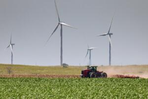 Tractor and turbines