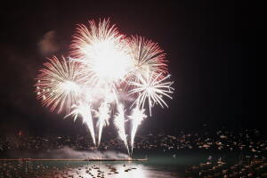 Fuegos artificiales en Chicago
