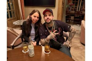 Así posaron los primos Majo y Emiliano Aguilar en su reencuentro