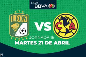 León vs. América, Jornada 16, Liga MX Clausura 2026