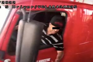 Homero Zamorano camión inmigrantes