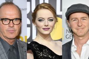 Michael Keaton Emma Stone Edward Norton