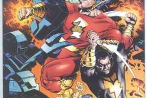 Shazam y Black Adam en JSA