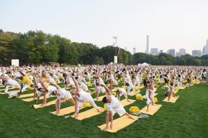Yoga en Central Park