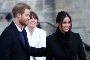Prince Harry And Meghan Markle Visit Cardiff Castle