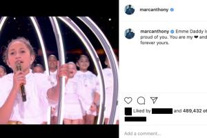 Post Marc Anthony, orgulloso de su hija en el Super Bowl 2020