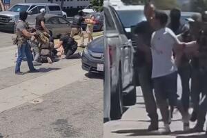 “¡Métete en la casa!”: los desgarradores gritos de un hijo a su madre cuando era arrestado por ICE 