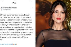 Este mensaje lo publicó luego de las declaraciones que dio para InStyle.