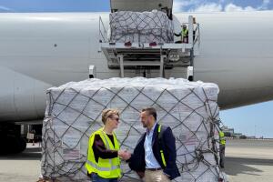 Estados Unidos realiza segunda entrega de más de 65 mil kilos de suministros médicos para Venezuela