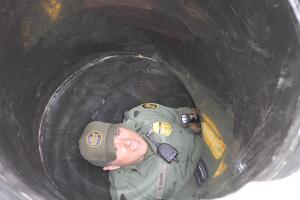 Centro de entrenamiento del equipo de túneles de la Patrulla Fronteriza en Nogales, Arizona. 