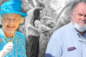 La reina Isabel y Thomas Markle, papá de Meghan Markle, reaccionan al nacimiento de Lilibet Diana