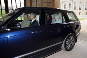 President Obama And The First Lady Lunch With The Queen and Prince Philip