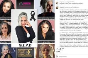 Comunicado de prensa sobre la muerte de Carilú Navarro