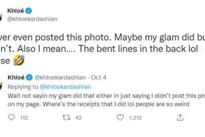 Khloé Kardashian aclara que ella no publicó la foto editada de su cintura.jpg