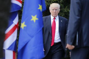 Presidente Donald Trump en la cumbre del G7 en Italia en mayo de 2017