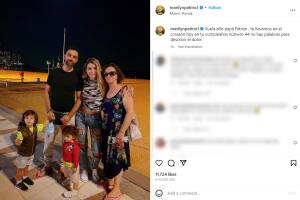Marilyn Patiño y su ex Héctor Bonilla