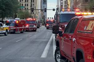 Se registra incendio en el piso 22 de edificio en Phoenix
