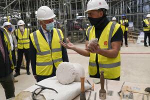 The Prince Of Wales Visits Smithfield Market And St Bartholomew's Hospital