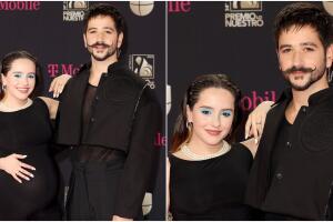 Camilo llegó con Evaluna Montaner presumiendo su pancita de embarazo