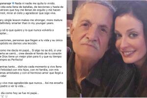 Esta fue la emotiva carta que Dayanara Torres le dedicó a su padre, a 5 años de su muerte.