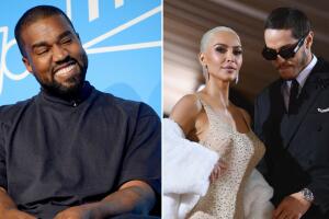 Kanye West se mofa de la ruptura de su ex Kim Kardashian: Pete Davidson termina en terapia