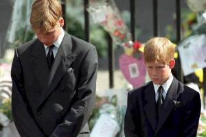 Prince William (left) and Prince Harry,