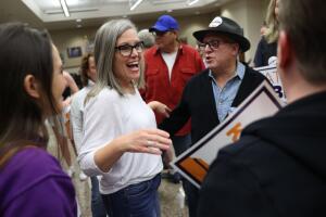 Katie Hobbs Holds A Get Out The Vote Rally In Phoenix