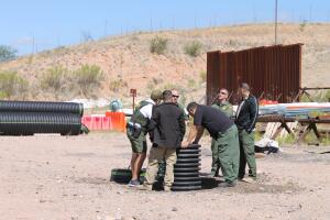 Centro de entrenamiento del equipo de túneles de la Patrulla Fronteriza en Nogales, Arizona. 