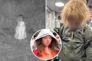 bebé sola cámara de caza bosque noche arresto madre abuela san antonio texas