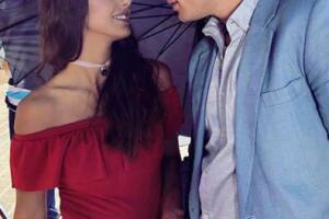 Michelle Renaud y Danilo Carrera