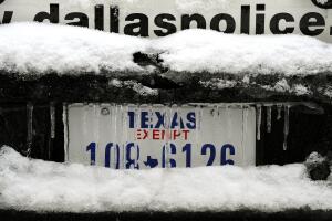 Nieve en Dallas