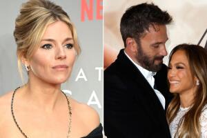No todo es pasión como con JLo: Sienna Miller revela que tuvo “cero química” con Ben Affleck