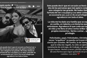 Ángela Aguilar dedica emotivo mensaje a su padre y su esposo