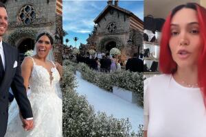 Boda de Francisca Lachapel: presentadora que se llevó las flores responde ante críticas
