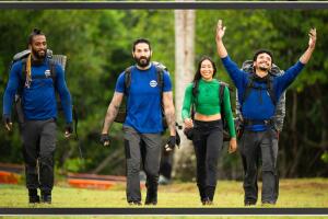 Los cuatro finalistas de El Conquistador juntos rumbo al último desafío