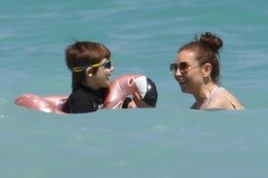 Thalía y Tommy Mottola